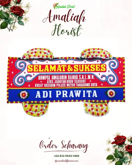 Papan Bunga Ucapan Selamat Binangun